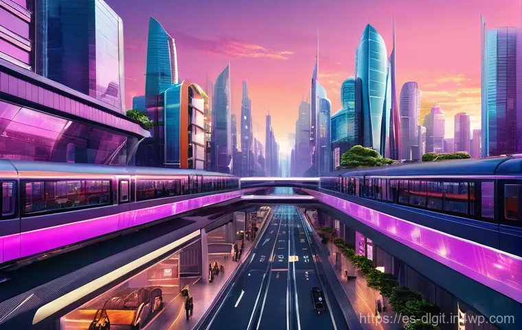 디지털 통화의 국제적 정책 조화 - **Prompt 1: Futuristic Cityscape at Sunset**
A wide-angle, highly detailed shot of a vibrant, te...