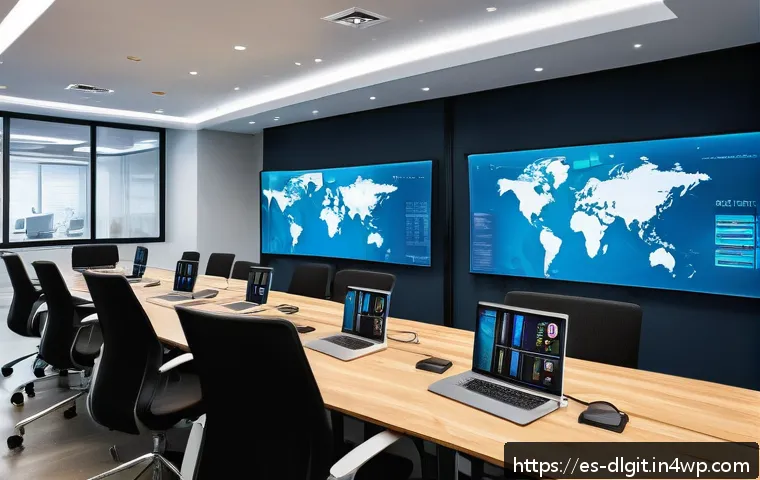 디지털 통화 도입 전 기업의 준비 사항 - A modern Latin American corporate office with a diverse team of professionals engaged in a technolog...